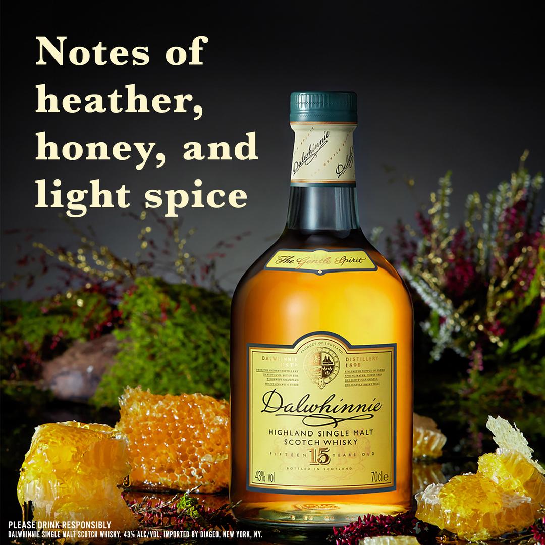 DALWHINNIE 15-YEAR SINGLE MALT WHISKEY