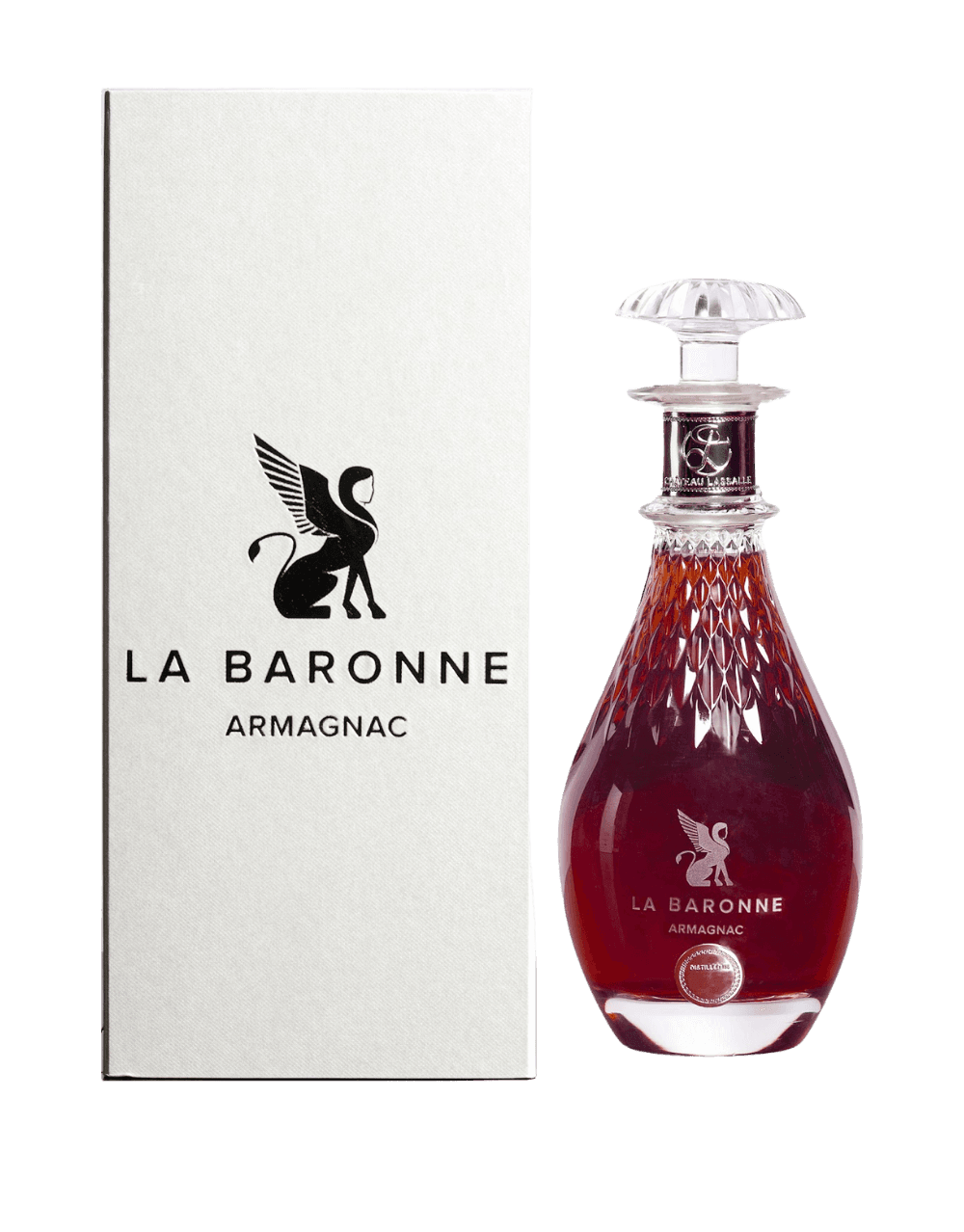 BAS ARMAGNAC LA BARONNE 1990 CRISTAL BRANDY
