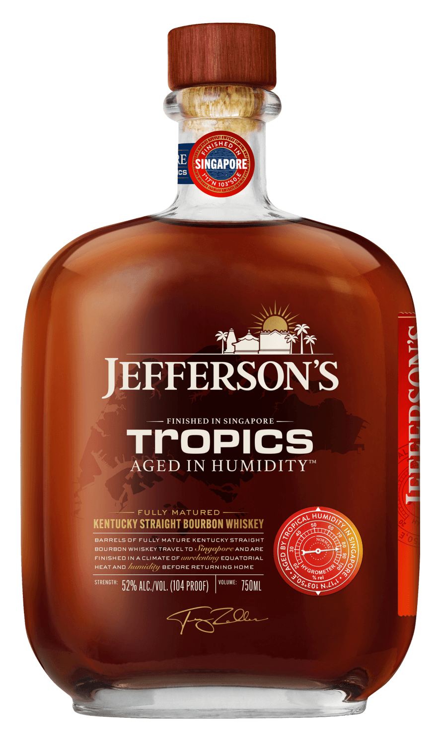 JEFFERSON'S TROPICS AGED IN HUMIDITY™ KENTUCKY STRAIGHT BOURBON WHISKEY