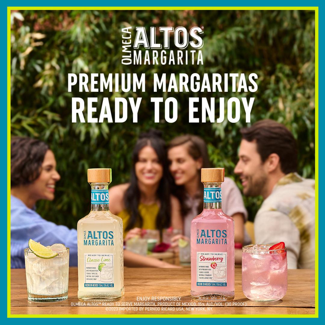 OLMECA ALTOS READY TO SERVE MARGARITA CLASSIC LIME