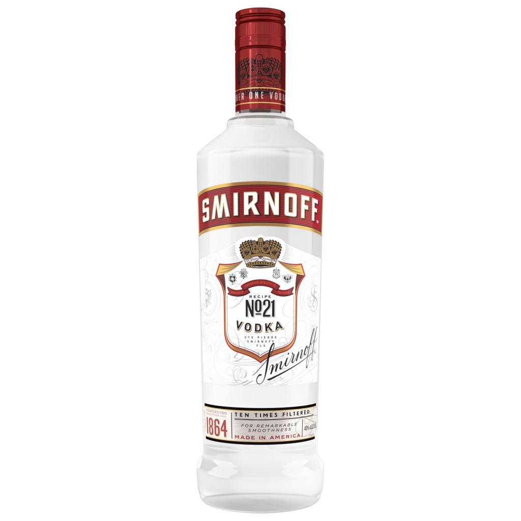 SMIRNOFF NO. 21 80 PROOF VODKA