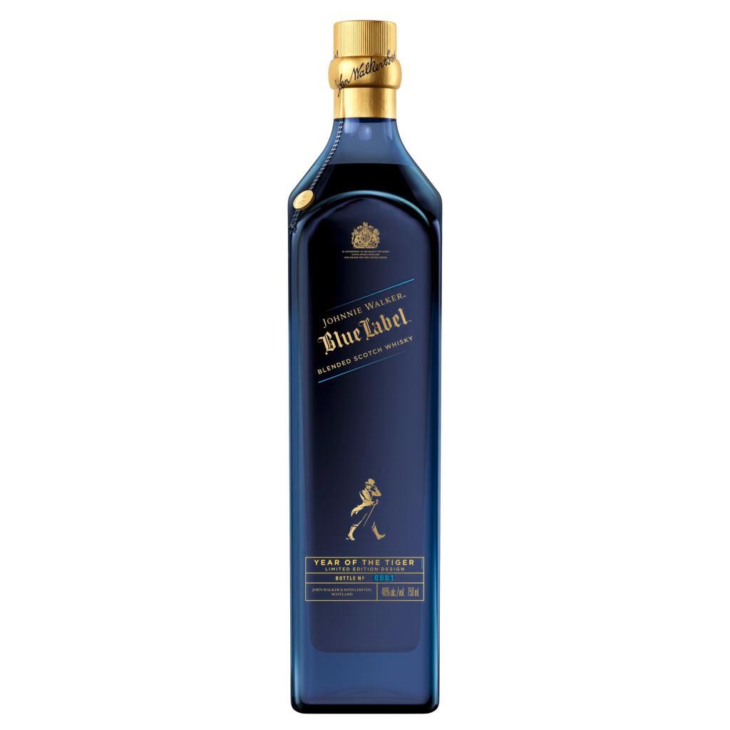 JOHNNIE WALKER BLUE LABEL BLENDED SCOTCH WHISKY, LIMITED EDITION YEAR OF THE TIGER