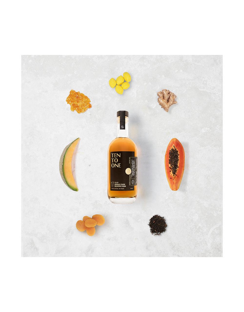 TEN TO ONE 17 YEAR OLD SINGLE CASK RESERVE RUM