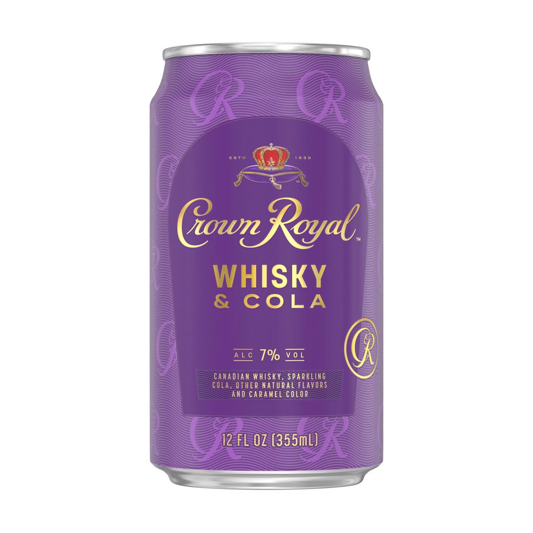 CROWN ROYAL WHISKY AND COLA CANADIAN WHISKY COCKTAIL WHISKY COCKTAIL