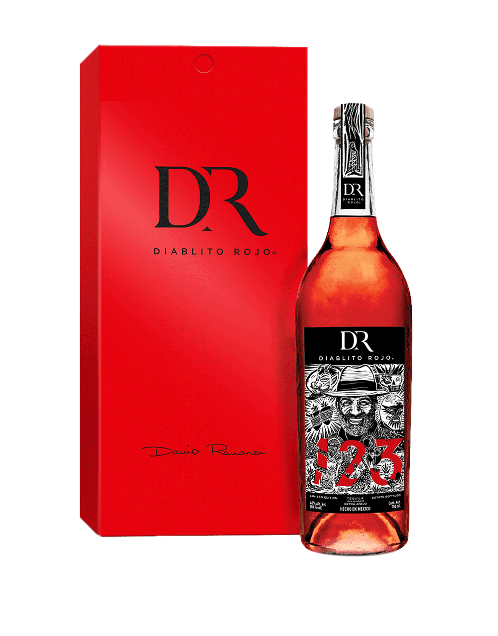 123 ORGANIC TEQUILA EXTRA ANEJO DIABLITO ROJO