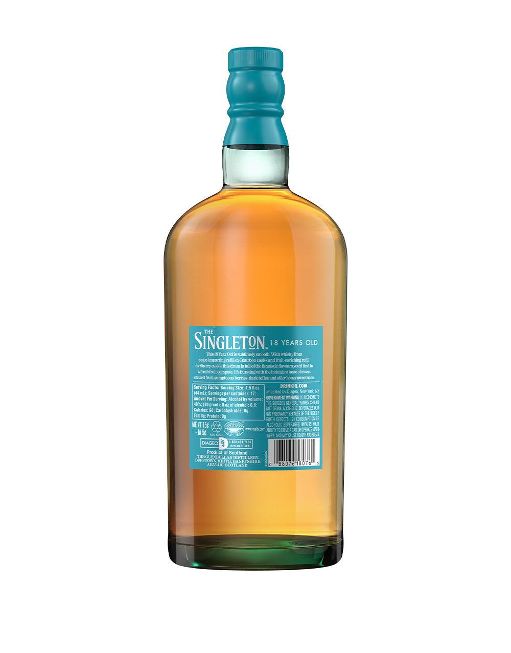 THE SINGLETON OF GLENDULLAN 18 YEAR OLD