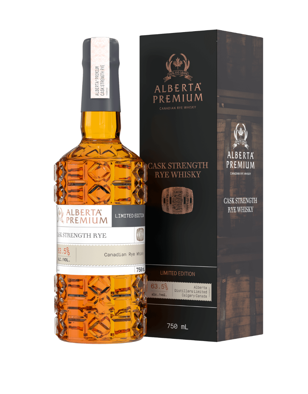 ALBERTA PREMIUM LIMITED EDITION CASK STRENGTH CANADIAN RYE WHISKY