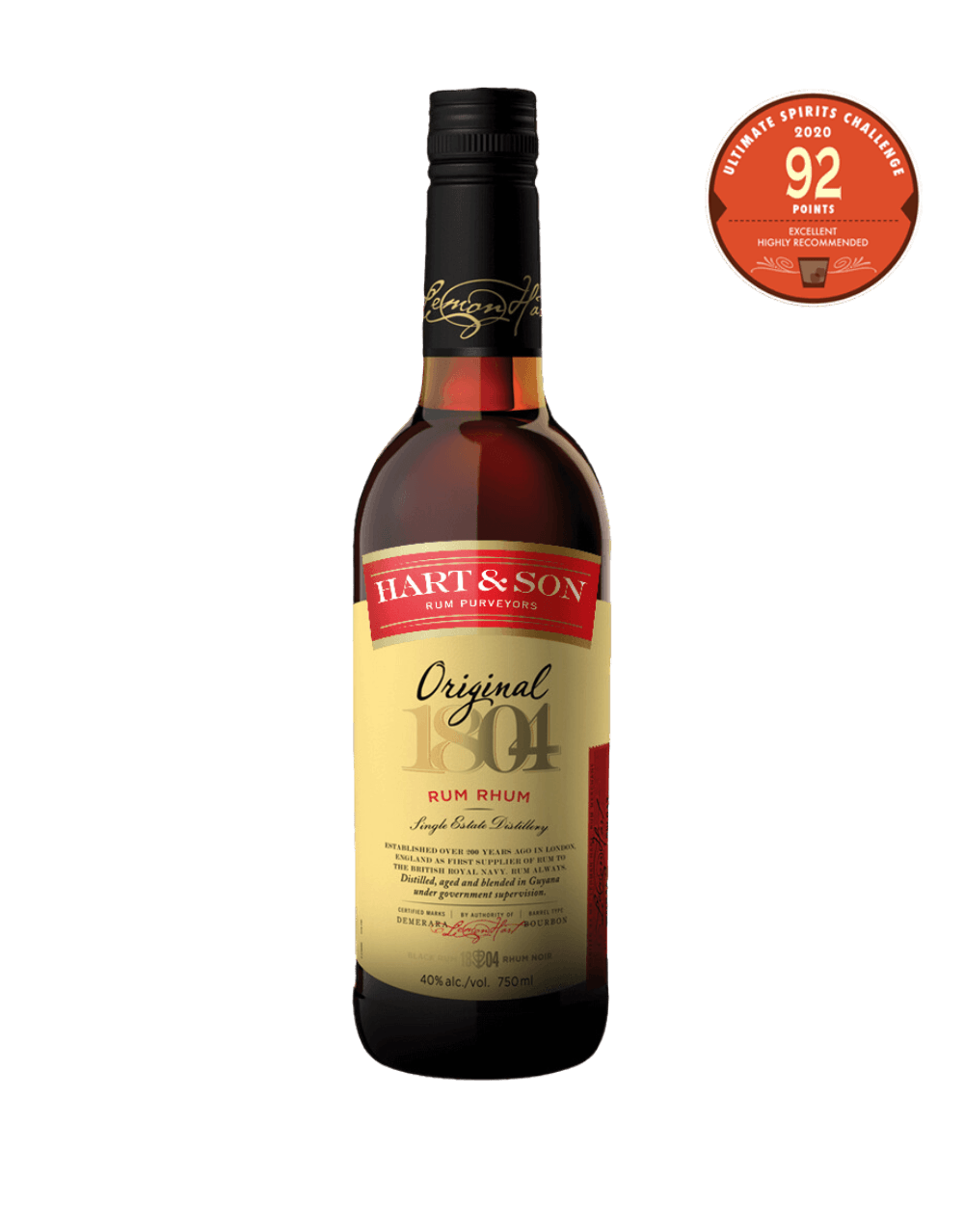 LEMON HART ORIGINAL 1804 RUM