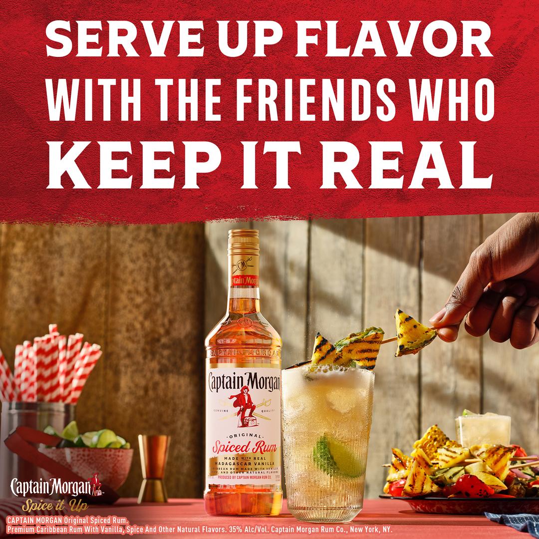 CAPTAIN MORGAN ORIGINAL SPICED RUM PLASTIC BOTTLE PACK