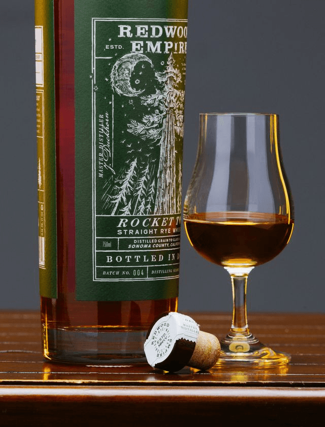 REDWOOD EMPIRE BOTTLE IN BOND ROCKET TOP RYE WHISKEY 004