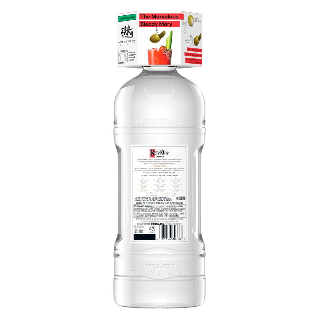 KETEL ONE VODKA WITH FOUR FILTHY FOOD STUFFED OLIVES