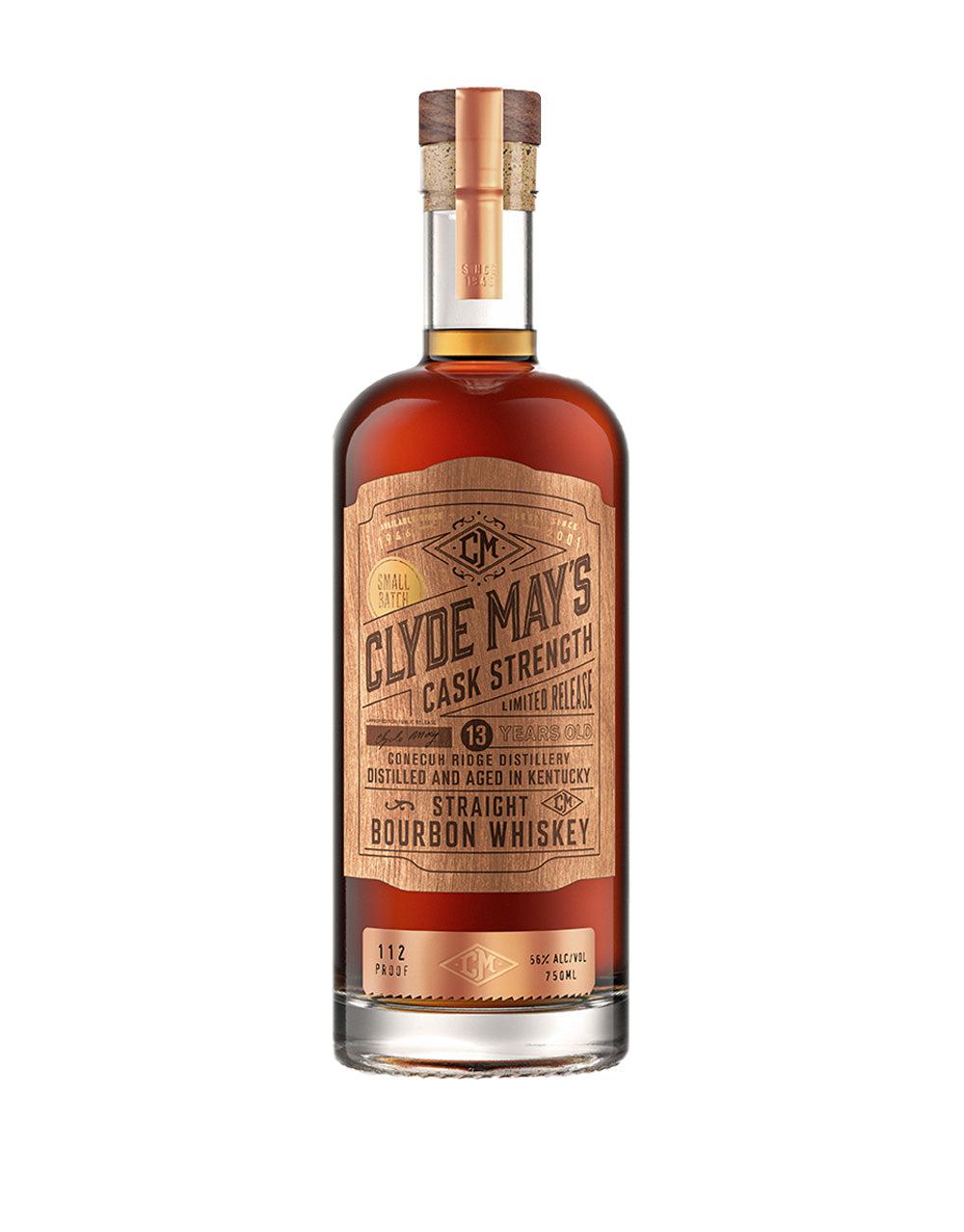 CLYDE MAY'S CASK STRENGTH STRAIGHT BOURBON 13 YO