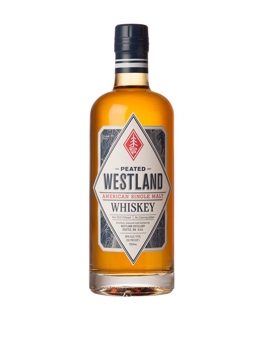 WESTLAND PEATED SINGLE MALT WHISKEY