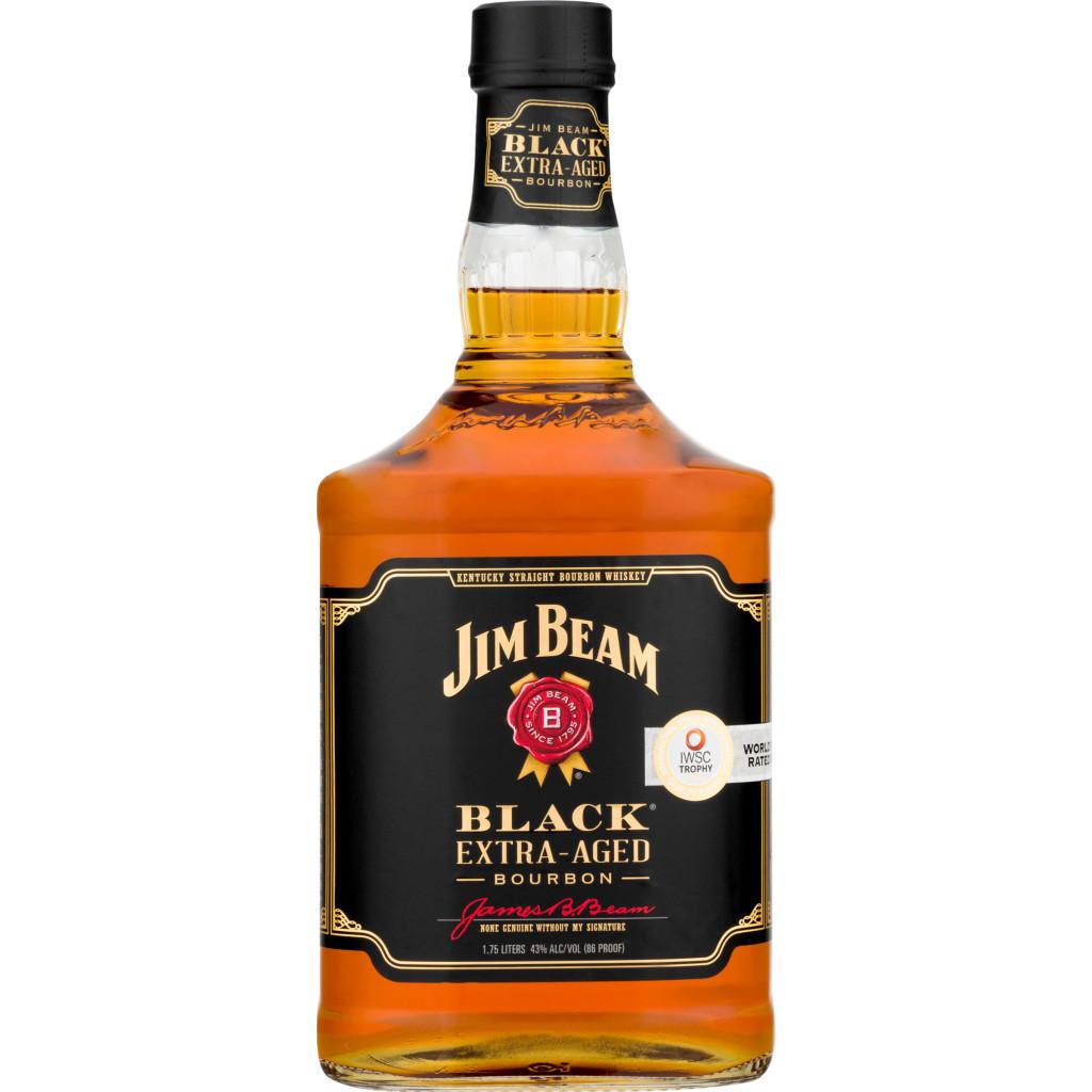 JIM BEAM BLACK BOURBON WHISKEY