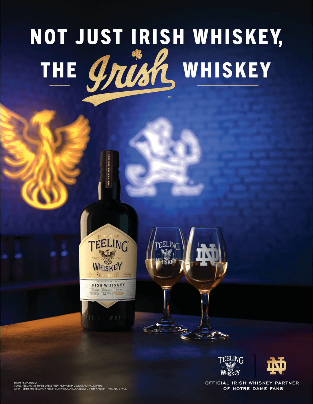 NOTRE DAME TEELING SMALL BATCH IRISH WHISKEY