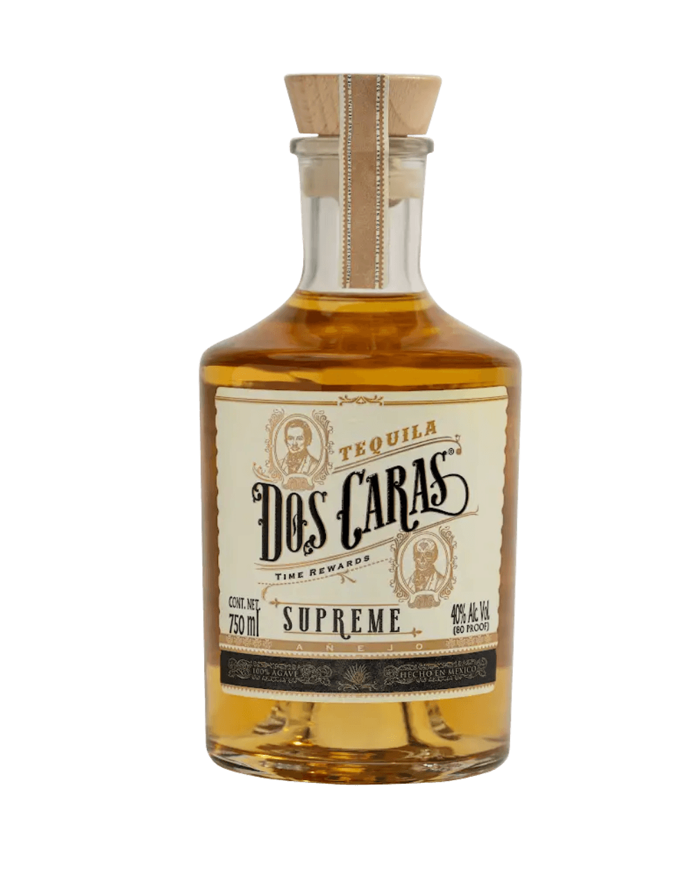 DOS CARAS TEQUILA SUPREME AÑEJO