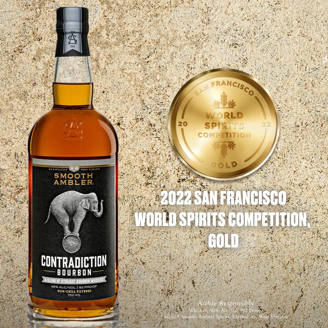 SMOOTH AMBLER CONTRADICTION STRAIGHT BOURBON WHISKEY