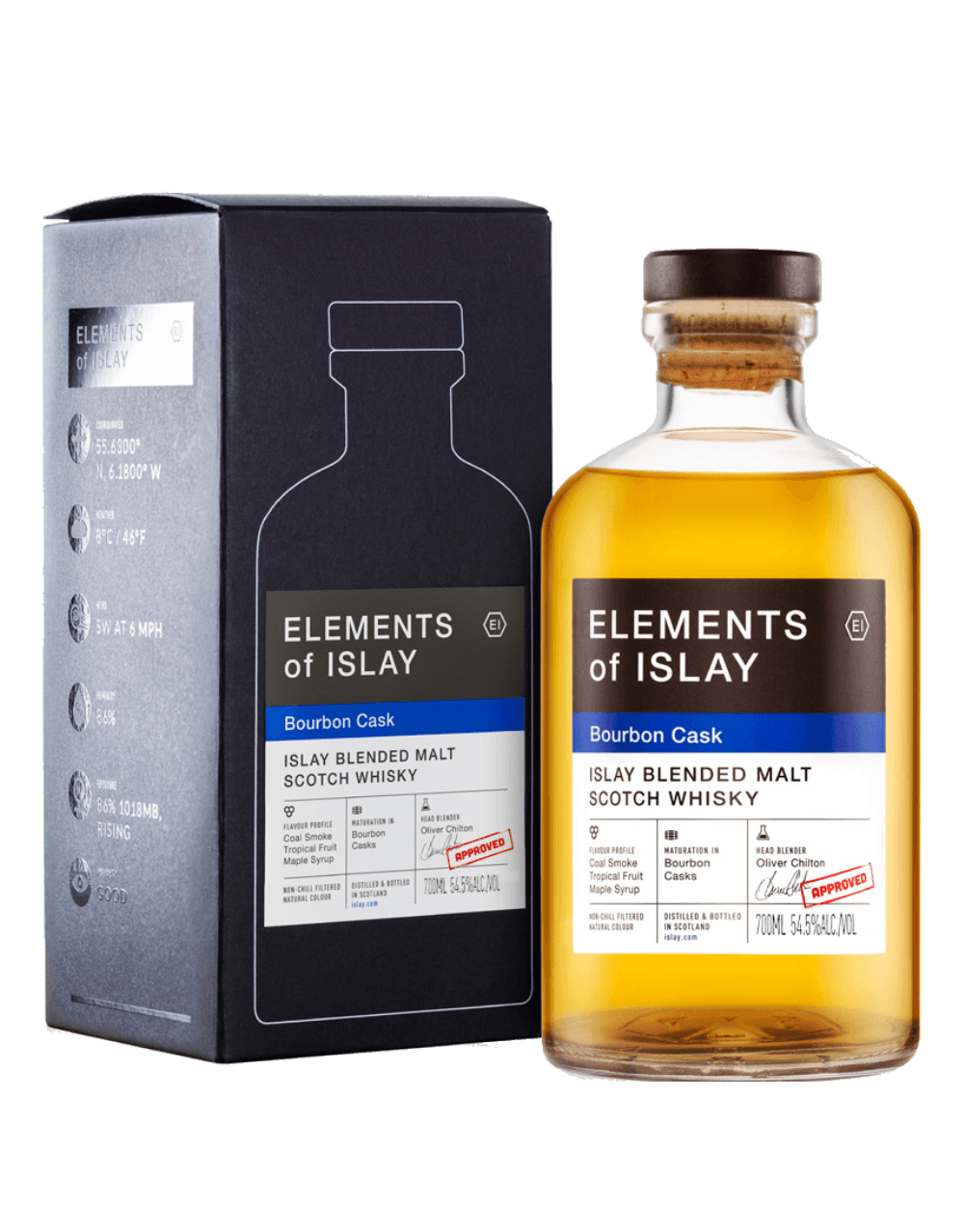 ELEMENTS OF ISLAY BOURBON CASK SCOTCH WHISKY