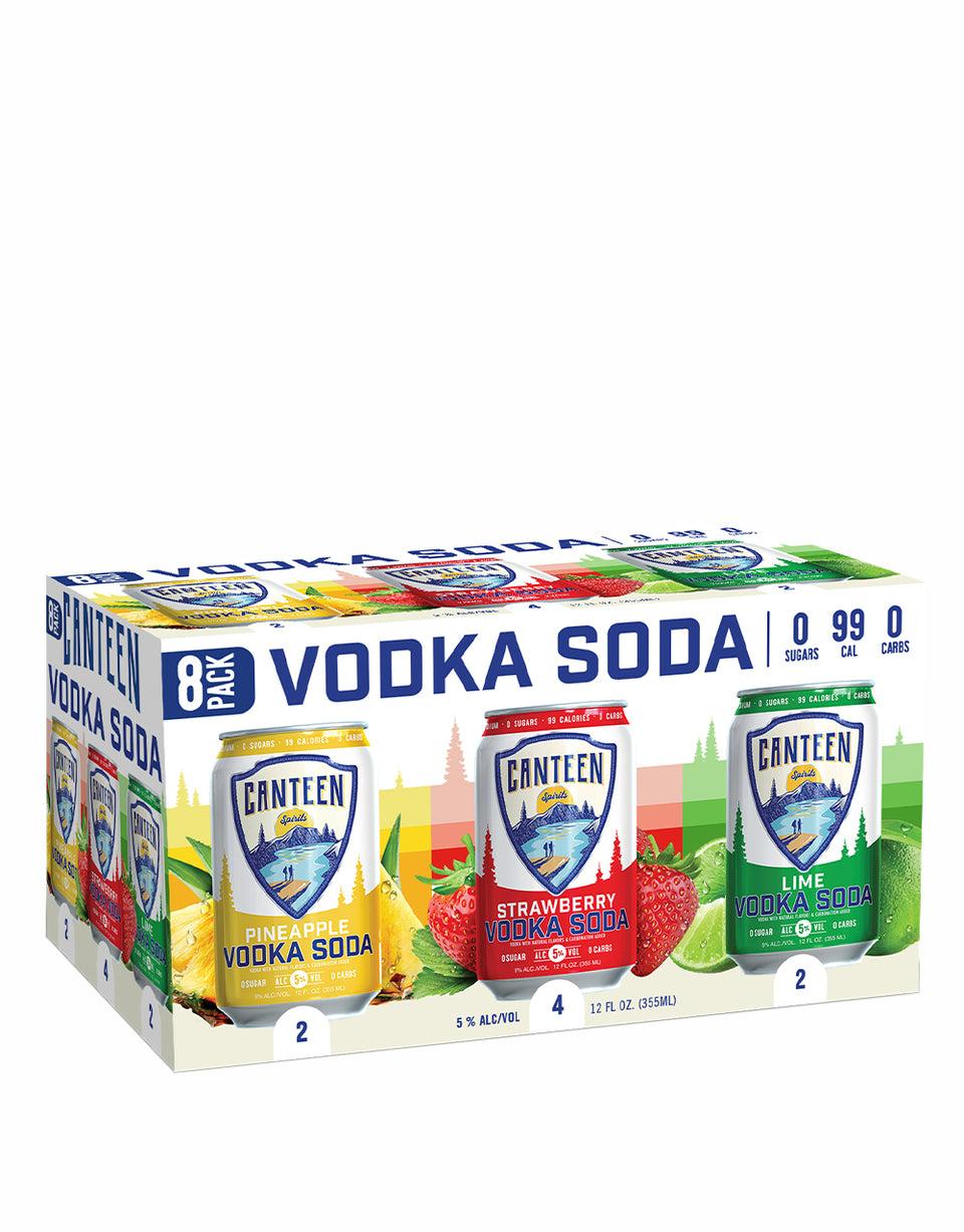 CANTEEN VODKA SODA TROPICAL VARIETY PACK