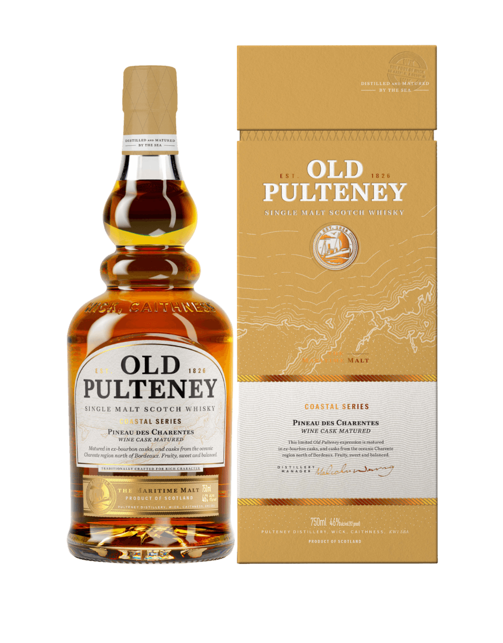 OLD PULTENEY PINEAU DE CHARENTES CASK SINGLE MALT SCOTCH WHISKY