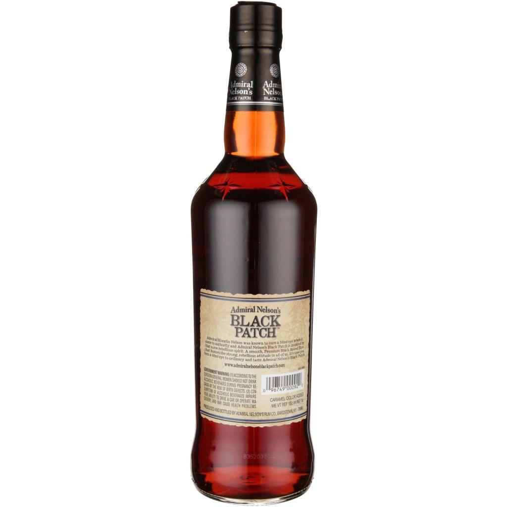 ADMIRAL NELSON'S BLACK SPICED RUM BLACK PATCH
