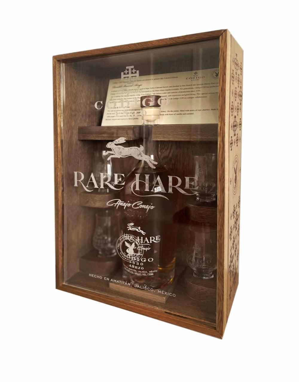 CÓDIGO 1530 PLAYBOY RARE HARE AÑEJO TEQUILA