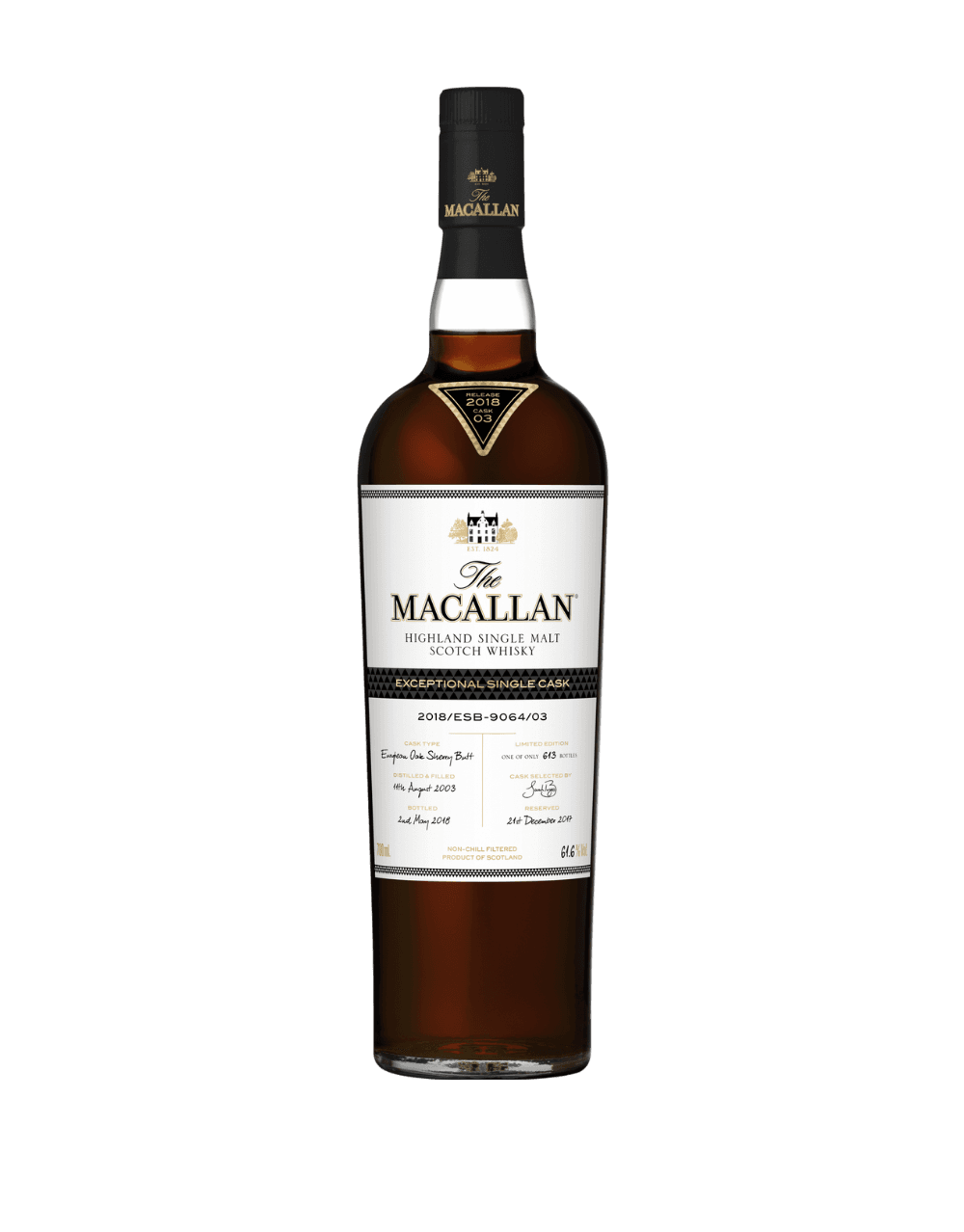 THE MACALLAN EXCEPTIONAL SINGLE CASK 2018/ESB-9064/03