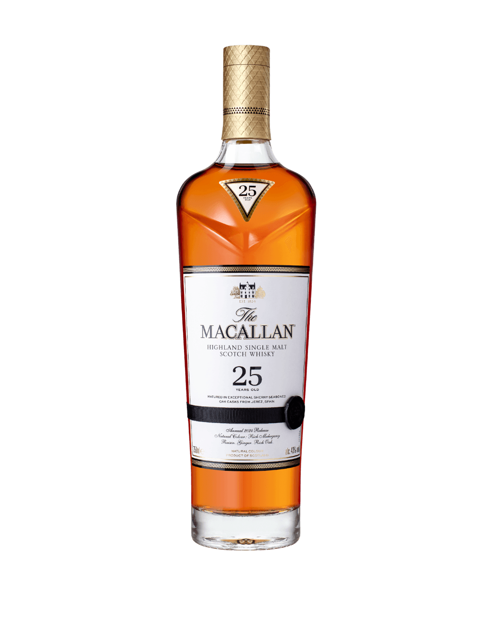 THE MACALLAN SHERRY OAK 25 YEAR OLD 2024 RELEASE