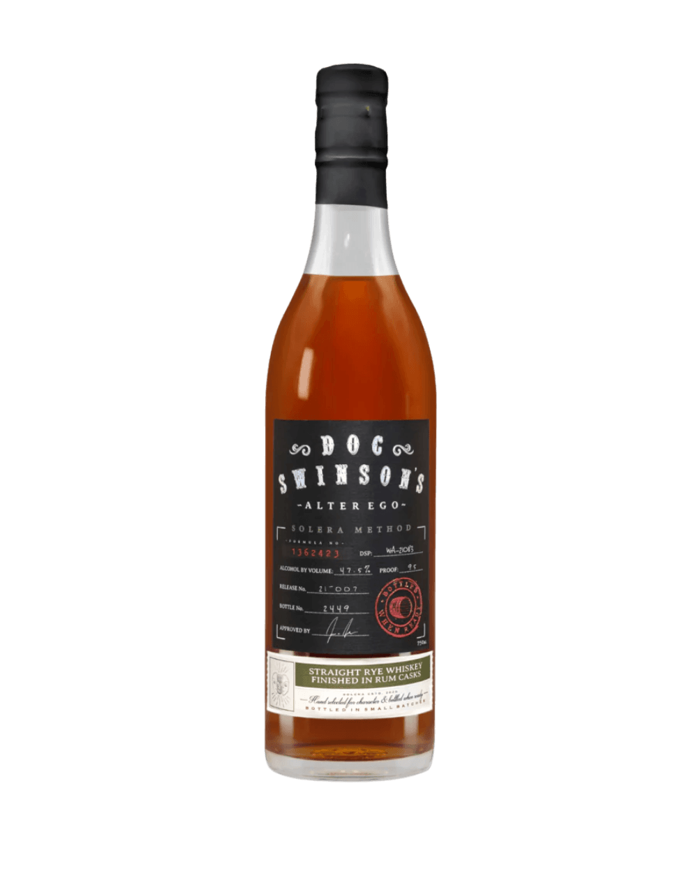 DOC SWINSON'S ALTER EGO SOLERA RYE