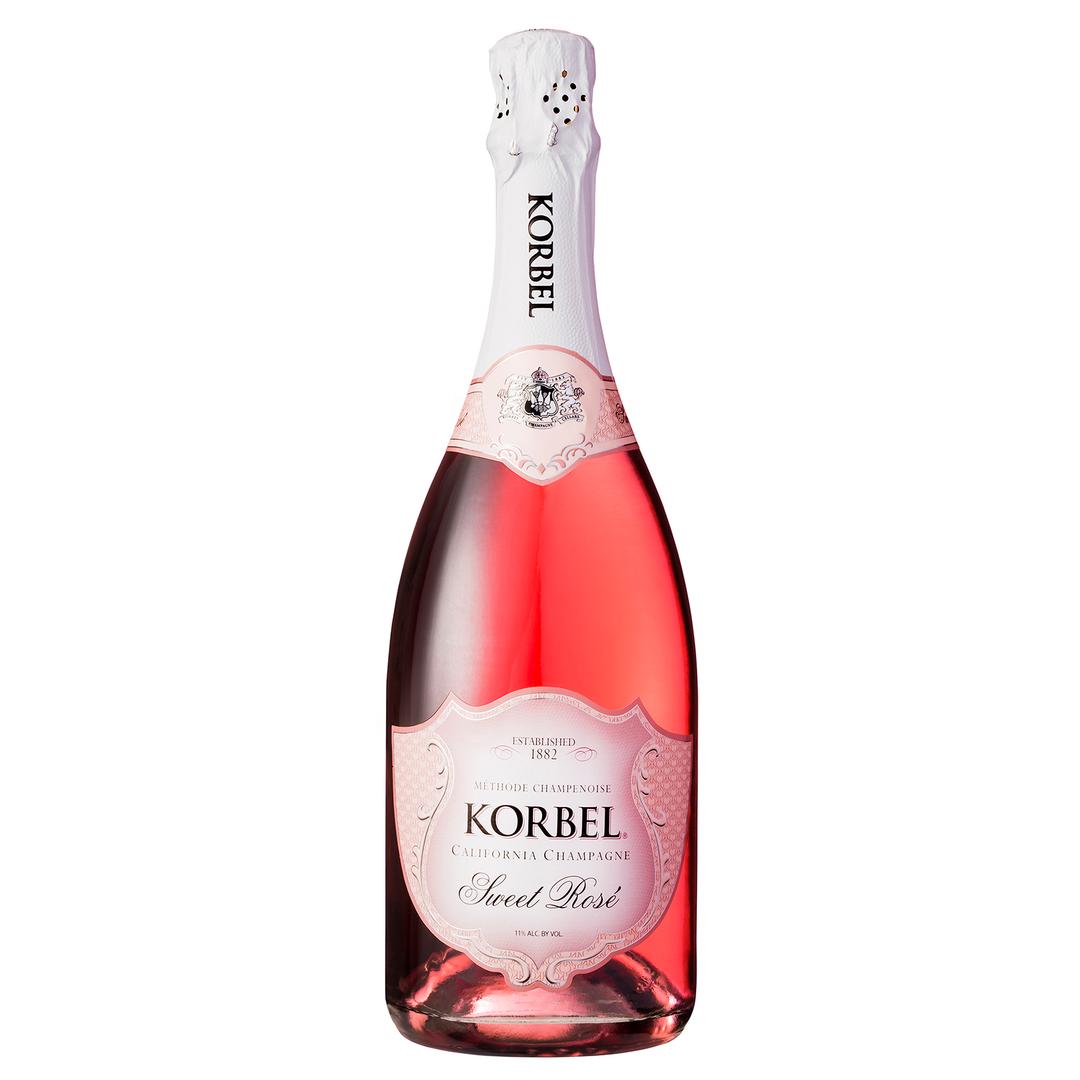 KORBEL SWEET ROSÉ CALIFORNIA CHAMPAGNE