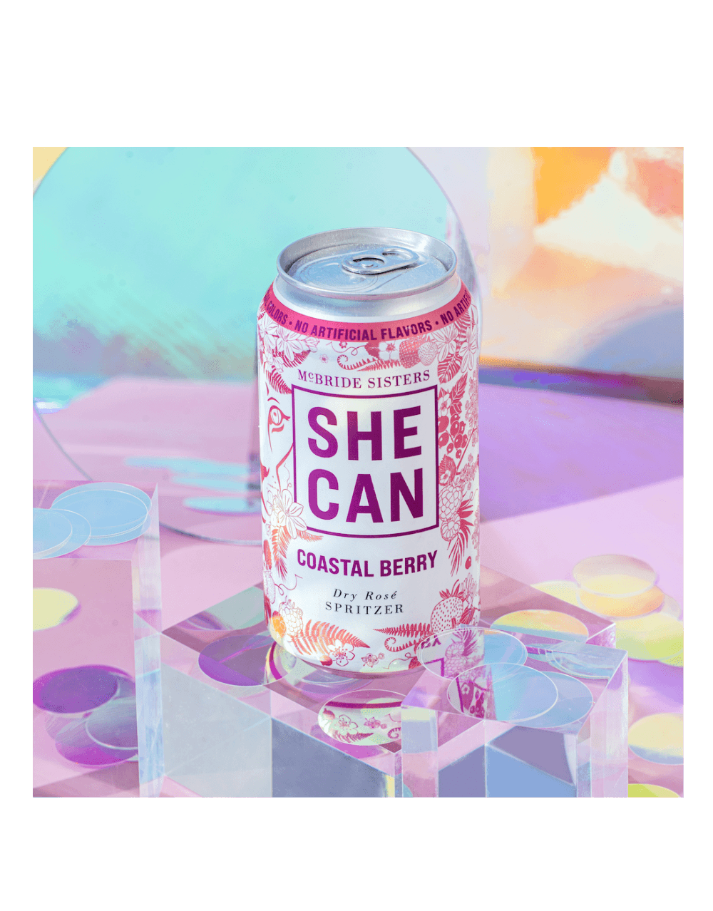 MCBRIDE SISTERS SHE CAN COASTAL BERRY DRY ROSÉ SPRITZER