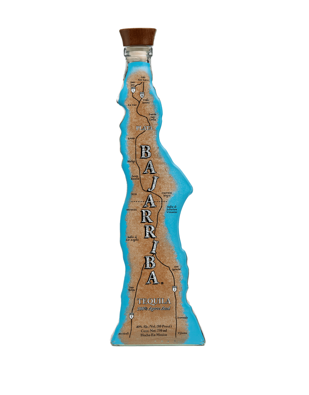 BAJARRIBA TEQUILA PLATA