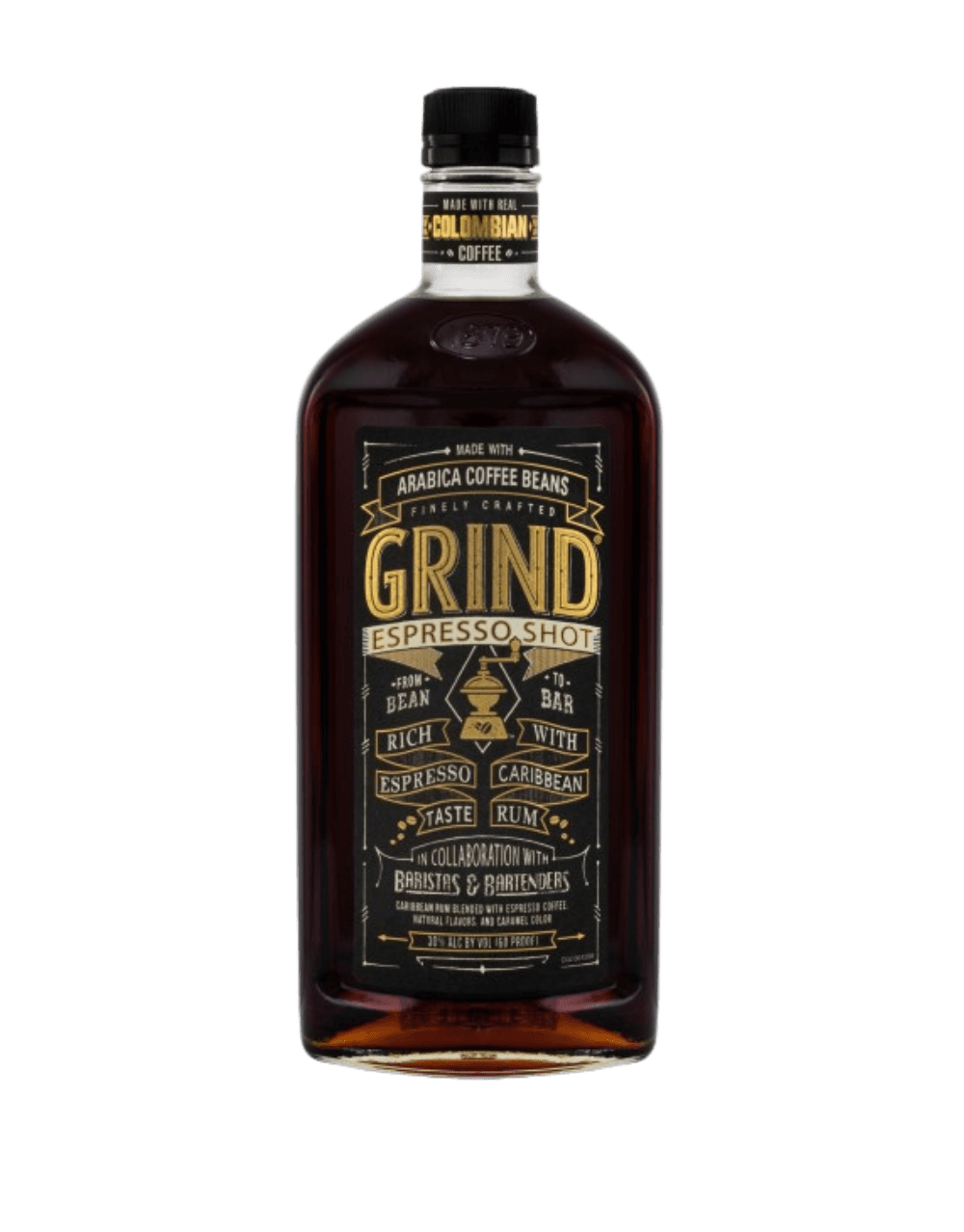 GRIND ARABICA COFFEE BEANS ESPRESSO SHOT RUM