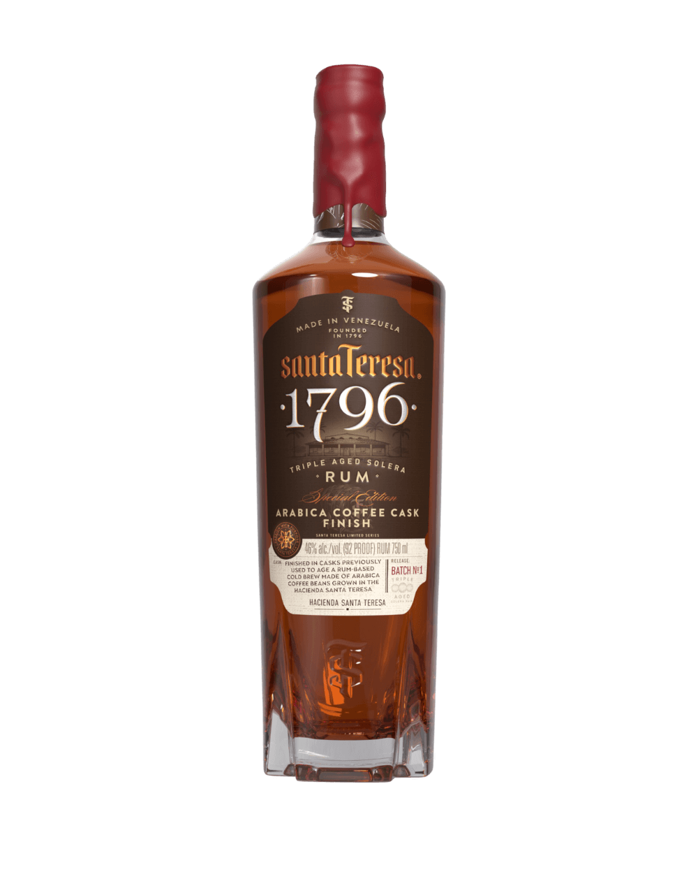 SANTA TERESA® 1796 RUM ARABICA COFFEE CASK FINISH RUM