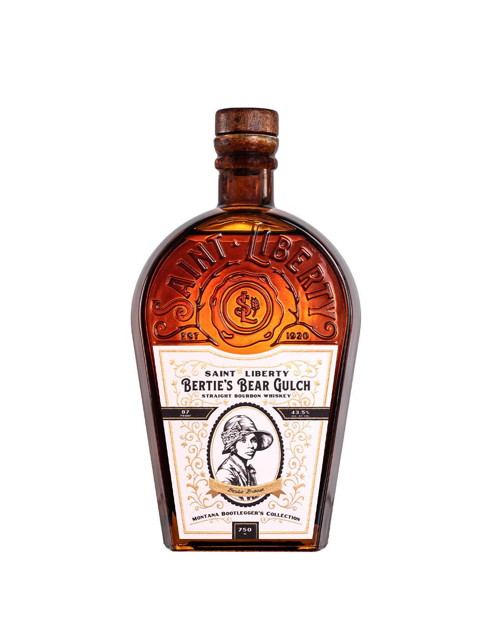 SAINT LIBERTY BERTIE'S BEAR GULCH BOURBON WHISKEY