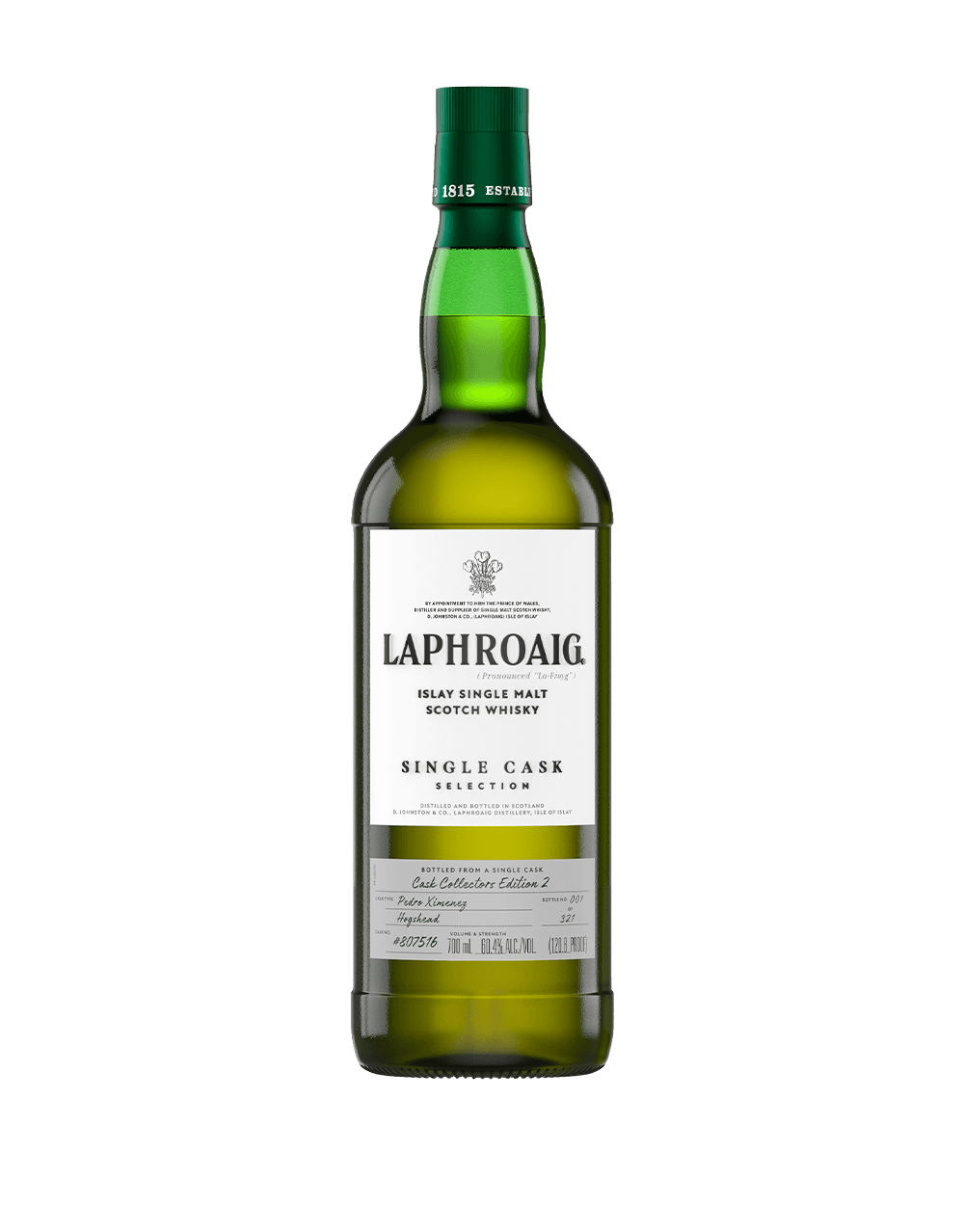 LAPHROAIG 2014 PEDRO XIMENEZ HOGSHEAD SINGLE CASK S0B12