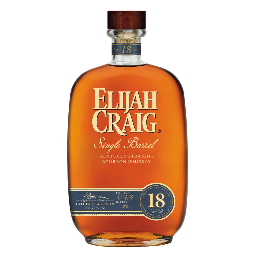 ELIJAH CRAIG SINGLE BARREL STRAIGHT BOURBON AGED 18 YR