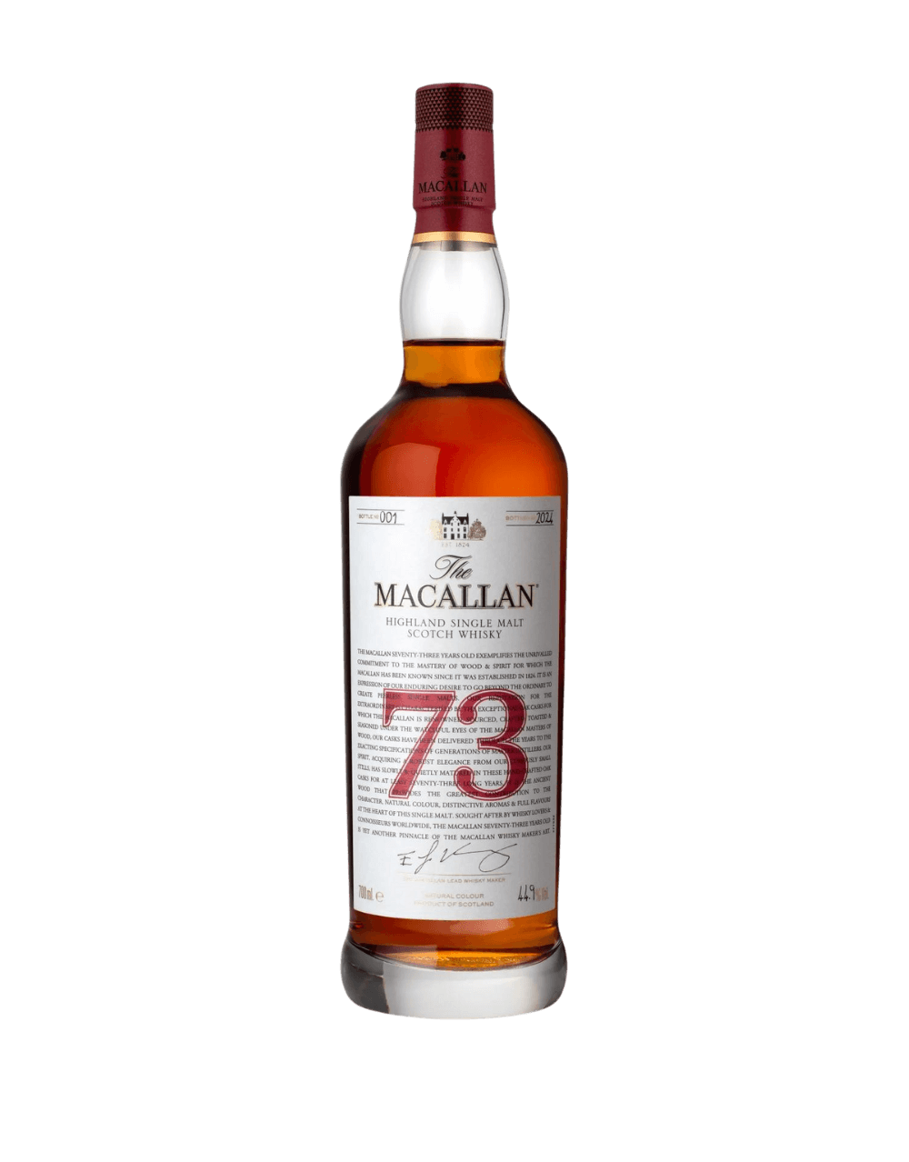 THE MACALLAN RED COLLECTION 73 YEAR OLD GUEST 2