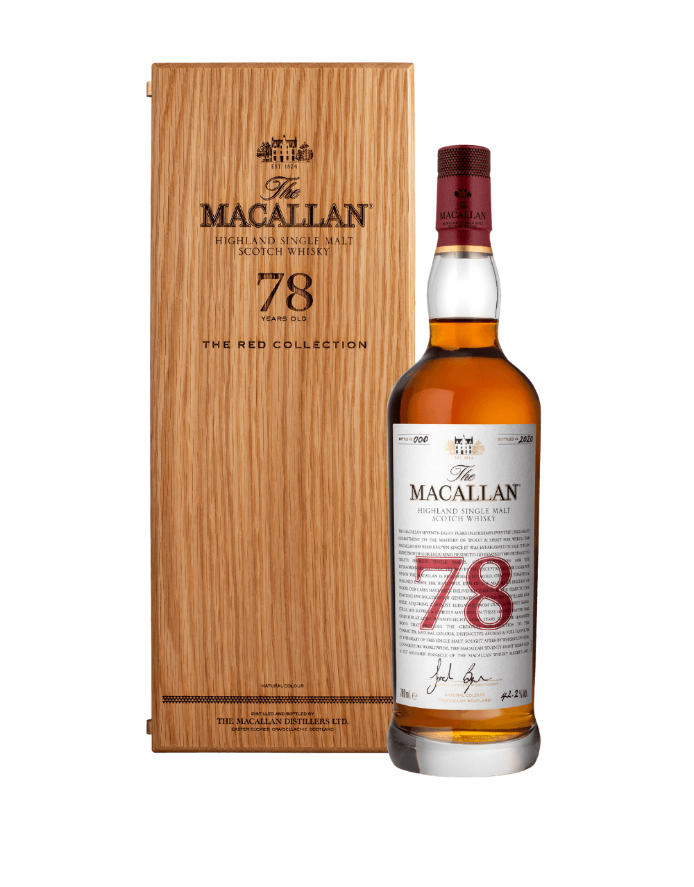 THE MACALLAN RED COLLECTION 78 YEARS OLD