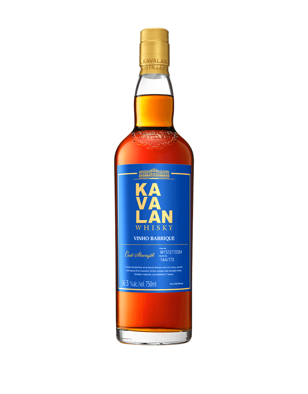 KAVALAN VINHO BARRIQUE CASK STRENGTH SINGLE MALT WHISKY S2B1