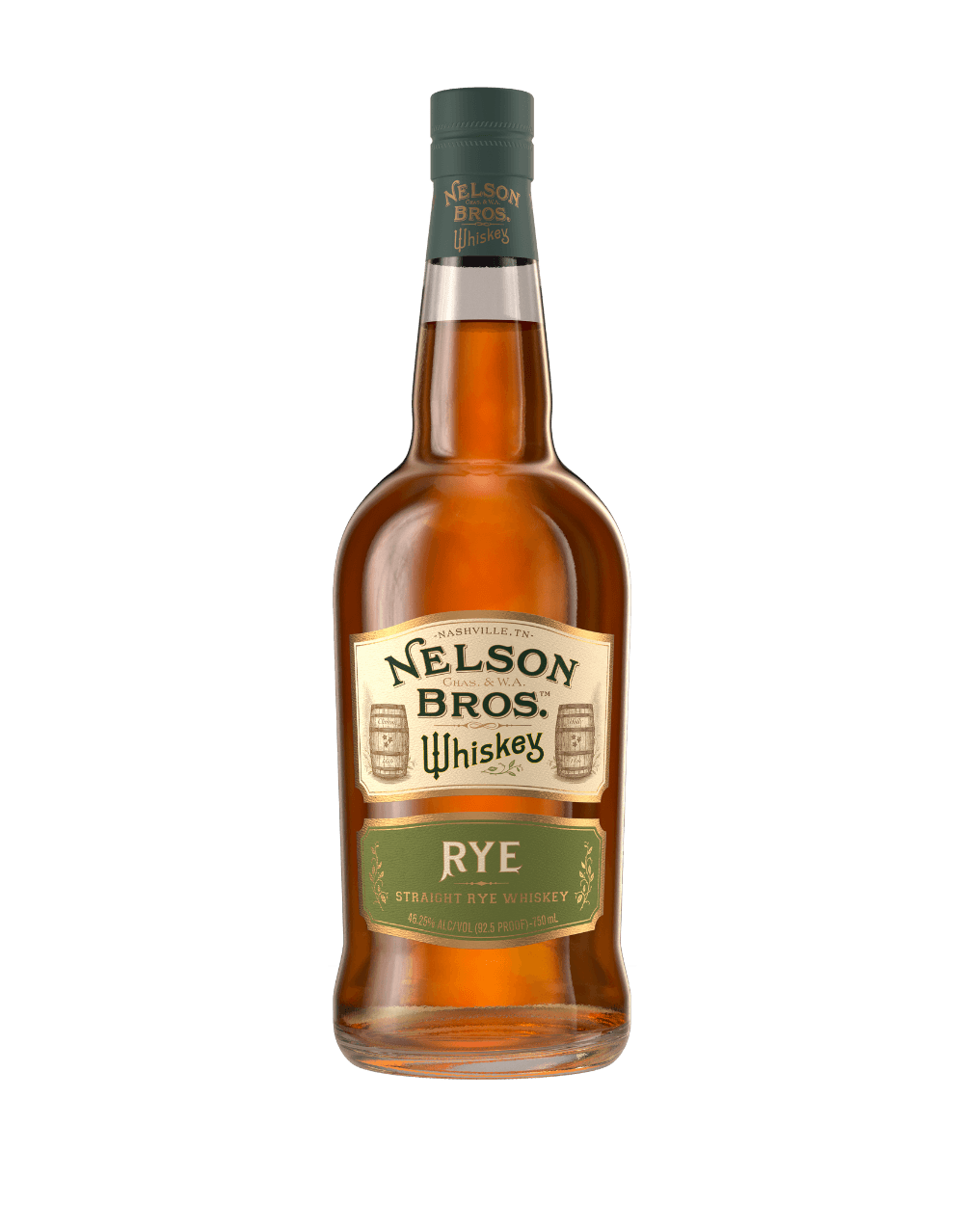 NELSON BROTHERS STRAIGHT RYE WHISKEY